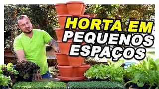 COMO CULTIVAR HORTA EM PEQUENOS ESPAÇOS | Dica para Casas e Apartamentos | Murilo Soares