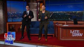 Édgar Ramírez Salsa Dances onto Late Show Stage