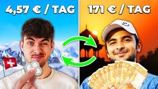 171 € in PAKISTAN vs. 4 € in der SCHWEIZ