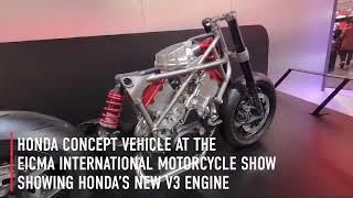 HONDA'S CONCEPT V3 CONFIGURATION ENGINE