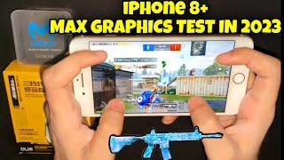 iPhone 8 Plus PUBG test 2023 | HIGH Graphics, FPS, Smoothness, & sound test 2023