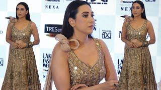 Karisma Kapoor Ramp Walk At Lakme Fashion Week 2024 