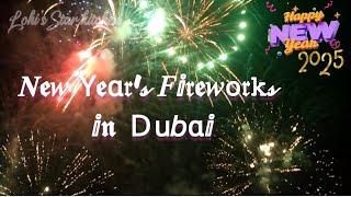 New Year Fireworks in UAE 2025 | Ajman | UAE | Happy New Year 2025 | Lohi's Star kitchen