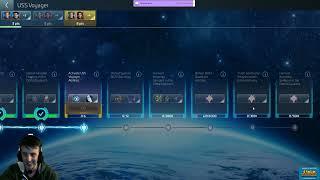 Highlight: Star Trek Fleet Command - Building Voyager and going through the Day 1 loop.