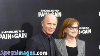 Ed Harris  and wife Amy Madigan arrives at the Premiere 'Pain & Gain'