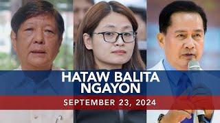 UNTV: Hataw Balita Ngayon | September 23, 2024