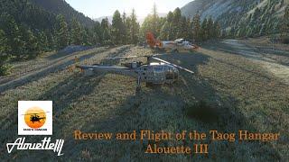 Review and Flight in the Taog's Hangar Alouette III