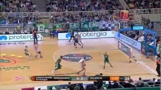 Panathinaikos - Full court pressure leads to fast break