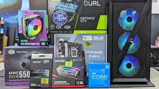 HOW TO GAMING PC BUILD i5-12600K 12th Gen ASUS B760M-K