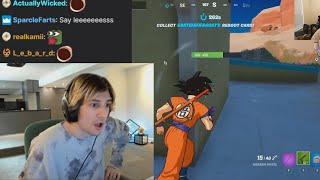 xQc reacts to Oldest Fortnite Player