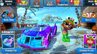 Killawatt e-Car Crazy Gameplay!Beach Buggy Racing 2