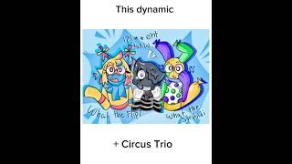 Circus trio trend #dandysworld #blot #edit #meme #trend #fyp #viral #lol #looey #yatta #art