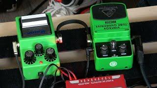 Tube Screamer match. Maxon OD9 Vs Behringer TO800.