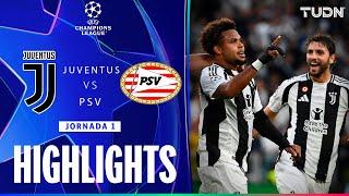 HIGHLIGHTS - Juventus vs PSV Eindhoven | UEFA Champions League | TUDN