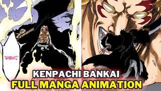  Kenpachi Zaraki vs Gerard Valkyrie -- Full Manga Fight (Colored Panels)