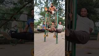 L-sit combo  | #amanrncvlogs #lsit #calisthenics #streetworkout #shorts #trend