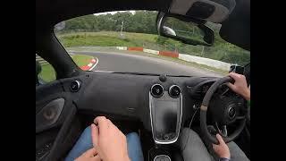 McLaren 600LT Spider topless lap