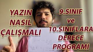 9 ve 10.sınıflara YAZ PROGRAMI️ | 3 GÜN KURALI️ | DERECE İSTİYORSAN BURAYA GEL️