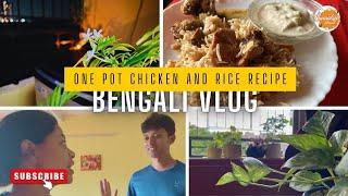 ONE POT CHICKEN AND RICE RECIPE | Quick & Easy Lunch Recipe | Life in India | Indian Vlogger