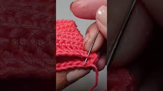 Creating a crochet Tulip  #crochet #handmade #shorts