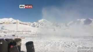 Apache Helicopter Crashes Into Snow In Afghanistan