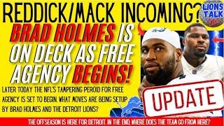 DETROIT LIONS UPDATE - FREE AGENCY IS SET TO BEGIN LATER TODAY. WHAT MOVES DOES BRAD HOLMES HAVE?