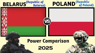 Poland vs Belarus Military Power Comparison 2025 | Belarus vs Poland Military 2025