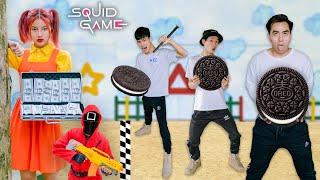 Bananatv Nerf War SQUID GAME OREO Cookie Battle | Squad Using Nerf Guns