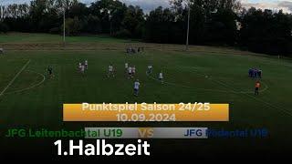 U19 Punktspiel JFG Leitenbachtal vs JFG Rödental 1.Halbzeit