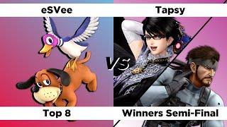 DeSaHaYa #1 - Top 8 WSF - eSVee (Duck Hunt Duo) vs. Tapsy (Bayonetta, Fox, Steve)