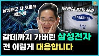 삼성전자 주가 폭락 이걸 어떻게 할까? | 반도체 투자 방법