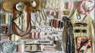 aesthetic shein haul  | sheglam makeup, accessories, clothes and more