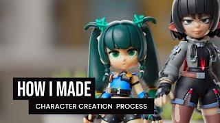 How I Made Zenless Zone Zero Characters - Blender Character Creation Process