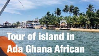 A tour in Ada Foah Ghana  vlog 4