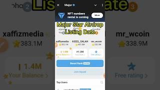 Major Star Listing Date || Major Star Listing on Binance || Major Star new update