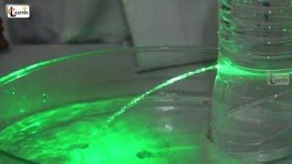 Bending of light | Laser bending demonstration | Science Experiment video
