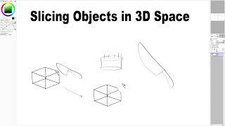 Slicing objects in 3D space