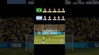 dls24 Brazil vs Argentina penalty challenge #dls24 #dreamleaguesoccer2024 #dls  #dreamleaguesoccer