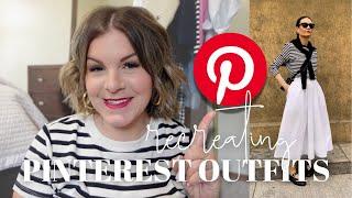 Recreating Pinterest Outfits | Curvy SPRING Style Inspiration | Midsize/Plus Size Outfit Ideas