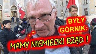 Górnik przyszedł na protest rolników... A potem wyrzucił z siebie wszystko co mu leżało na wątrobie!