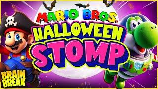 Mario Halloween Stomp  Halloween Brain Break  Just Dance for Kids  Danny GoNoodle