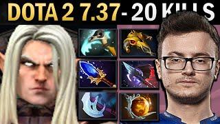 Invoker Gameplay Miracle with 20 Kills and Vyse - Dota 2 7.37