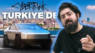 Tesla Cybertruck Türkiye’de | Kurşun Geçirmez! | Üzerinde Zıpladım!