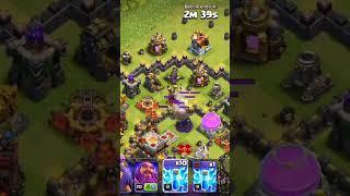 COC Level 9 Air defense vs Level 8 Lightning spell