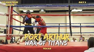 WAR OF TITANS! Amateur USA Boxing Tournament in Port Arthur, TX! Part 1