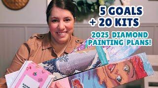 5 Goals + 20 Diamond Paintings for 2025 - Plan With Me!