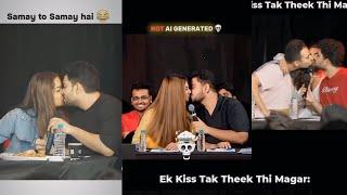 Samay Raina Kiss Me ? 3 Video Viral Ek Kiss Tak Thi Magar ? Not AI Generated video India’s got