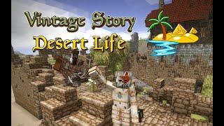 Vintage Story Desert Life Ep 78: Exploring Greek Ruins and a Drifter-Filled Castle