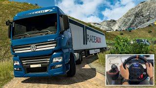 Dangerous Roads with Volkswagen Meteor Truck - Euro Truck Simulator 2 | Cammus C5 Gameplay