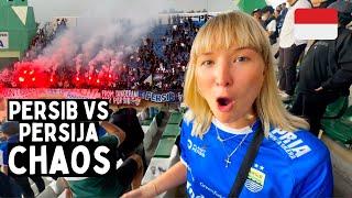 Our Shocking First Time at PERSIB vs PERSIJA in Bandung, Indonesia  (EXTREME)